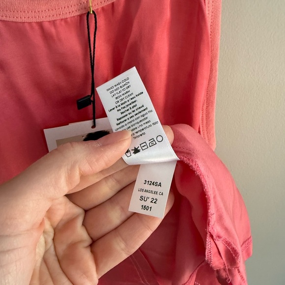 Nation LTD Sateen Ricky Cami - Coral Pink - Size Extra Small XS - NWT - Picture 14 of 14